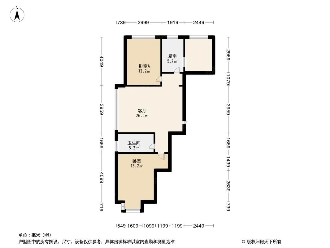 世纪枫景汇户型图