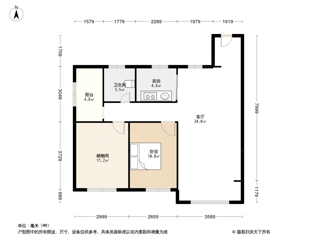 沈阳金地悦峰户型图图片