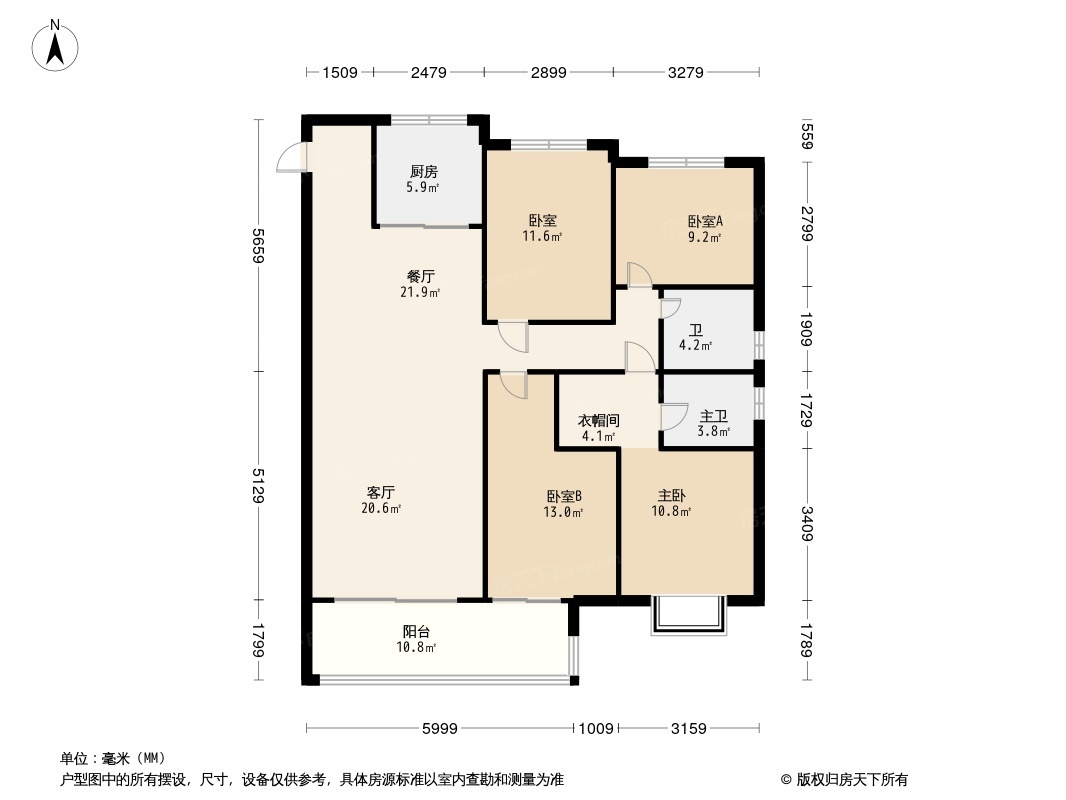 水头中骏璟峰户型图图片