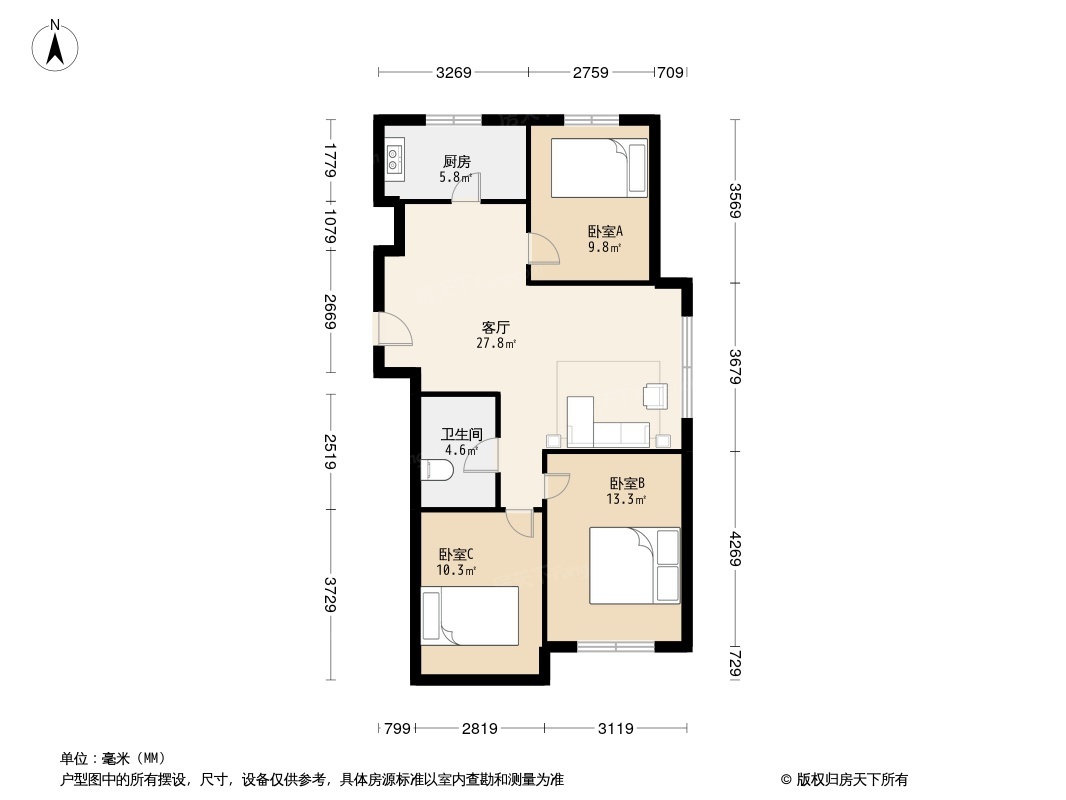 新湖青蓝国际户型图图片