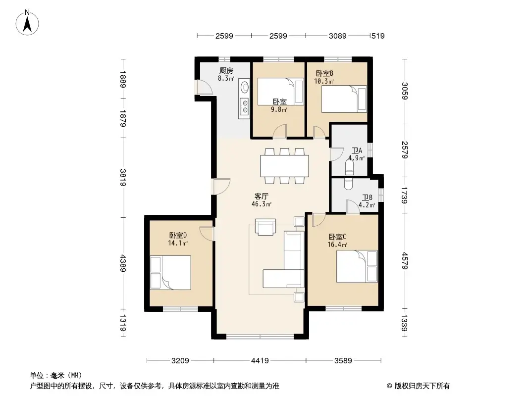 佳兆业悦峰户型图图片