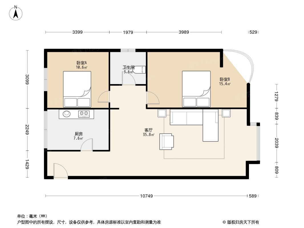 世纪华庭户型图图片