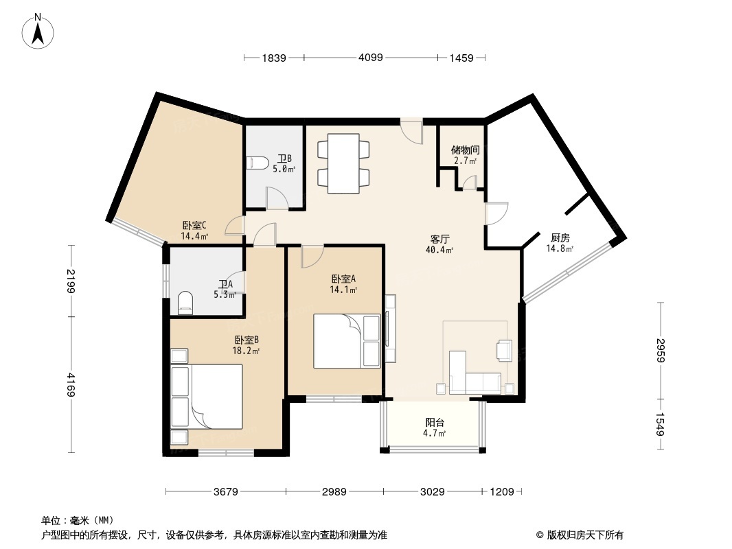 万科金色家园户型图