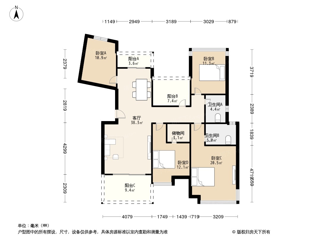 山语海户型图图片