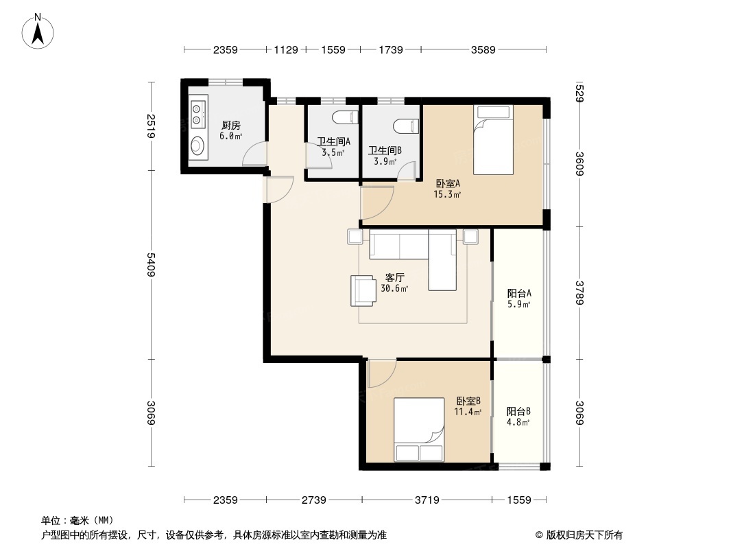 银海大厦户型图图片