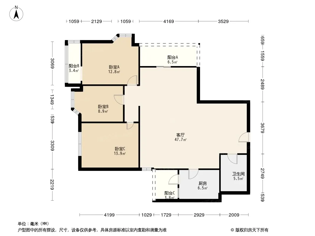 国龙大厦户型图