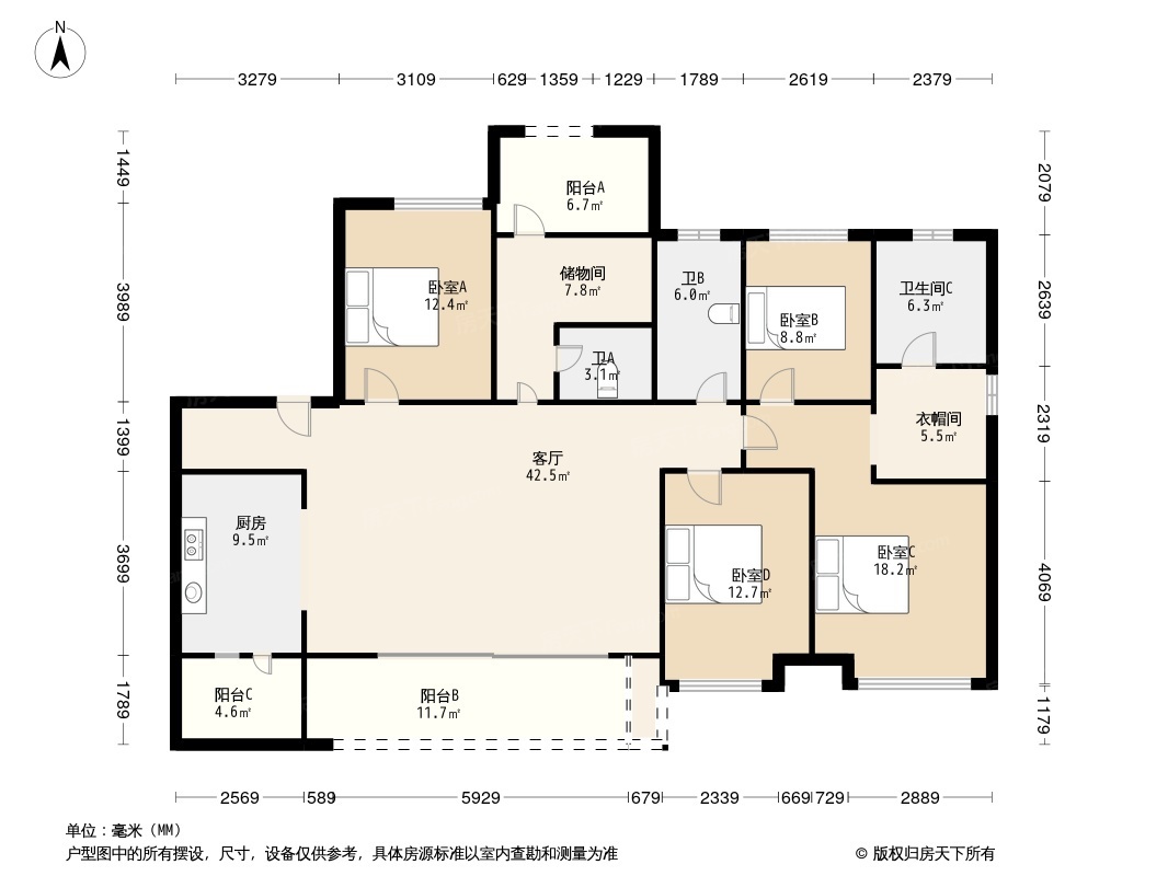 江山樾户型图片