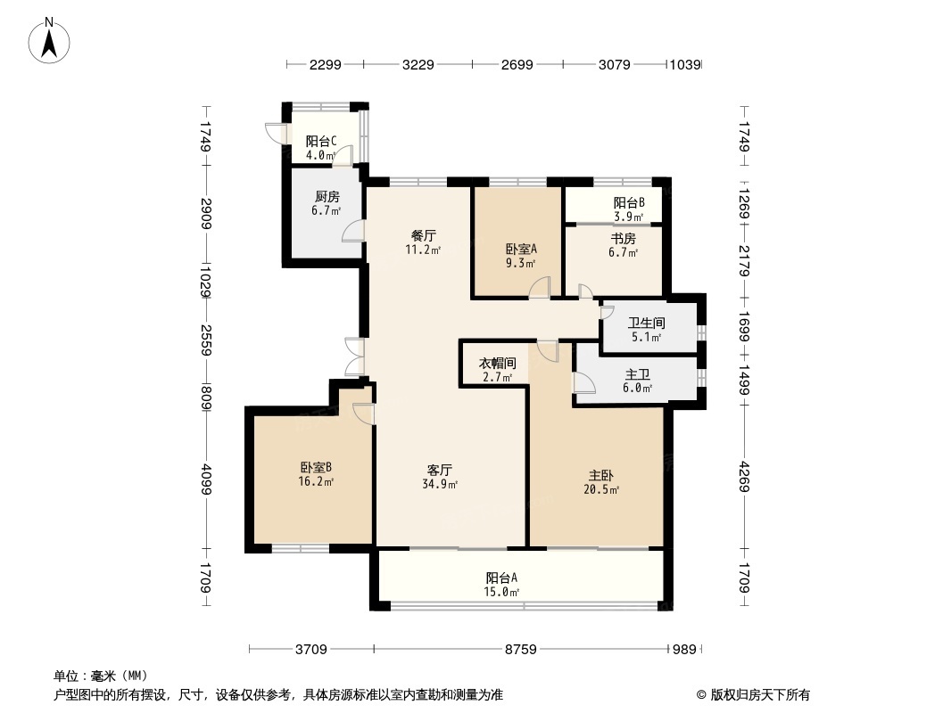 镇江聆湖尚郡户型图图片