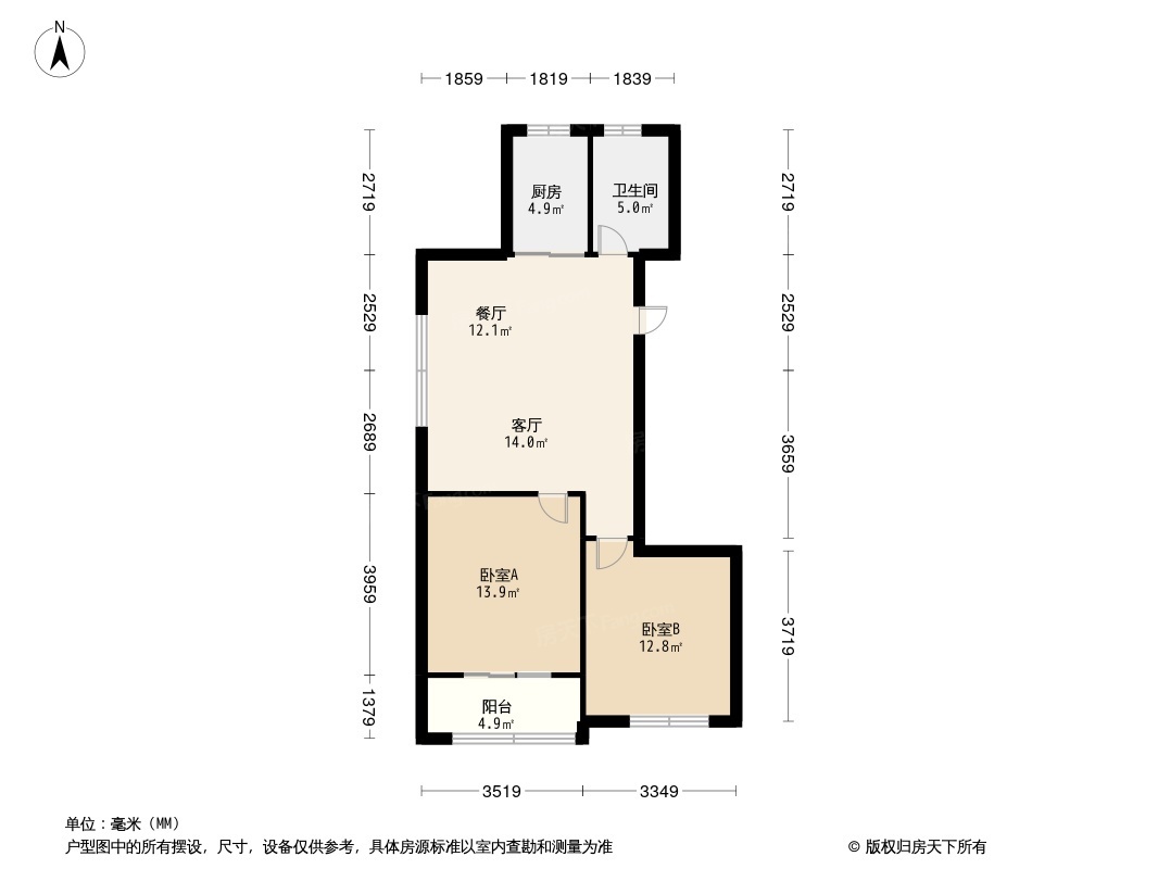 水韵华庭户型图图片