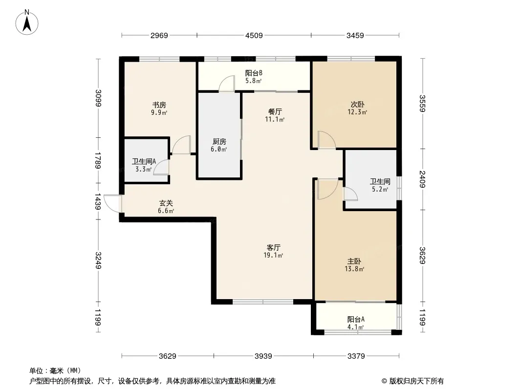 中冶玉带湾户型图