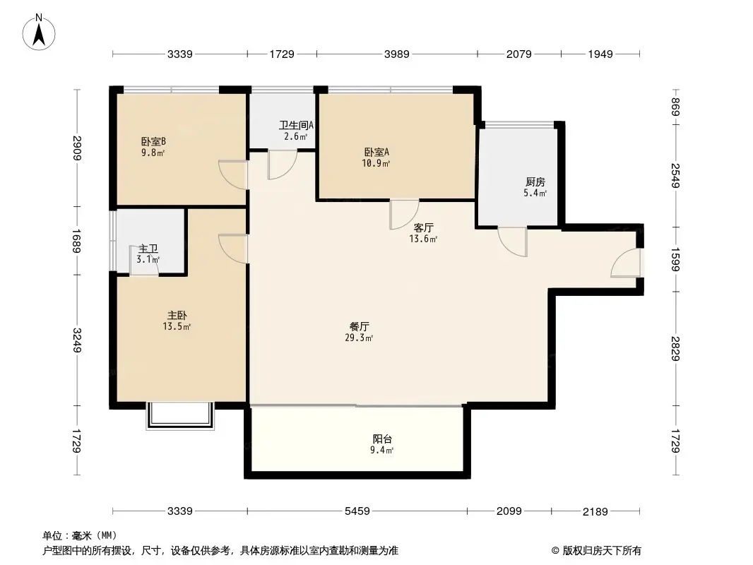 岐江东岸户型图图片