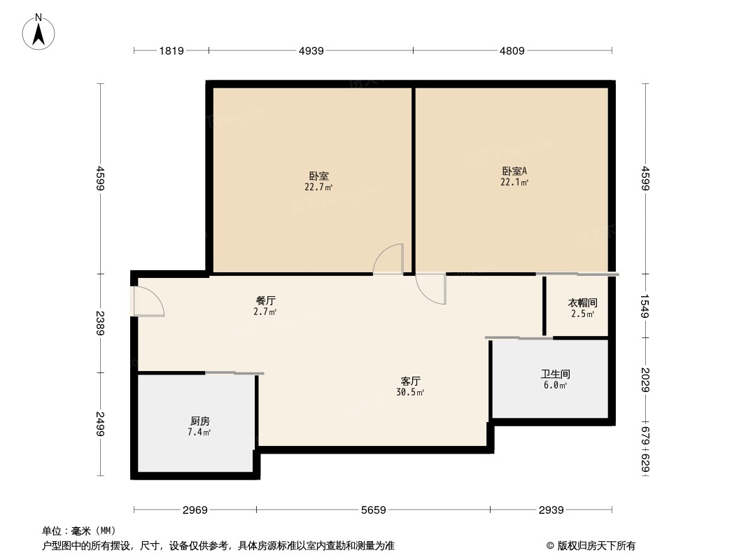 和平翰林公馆户型图图片