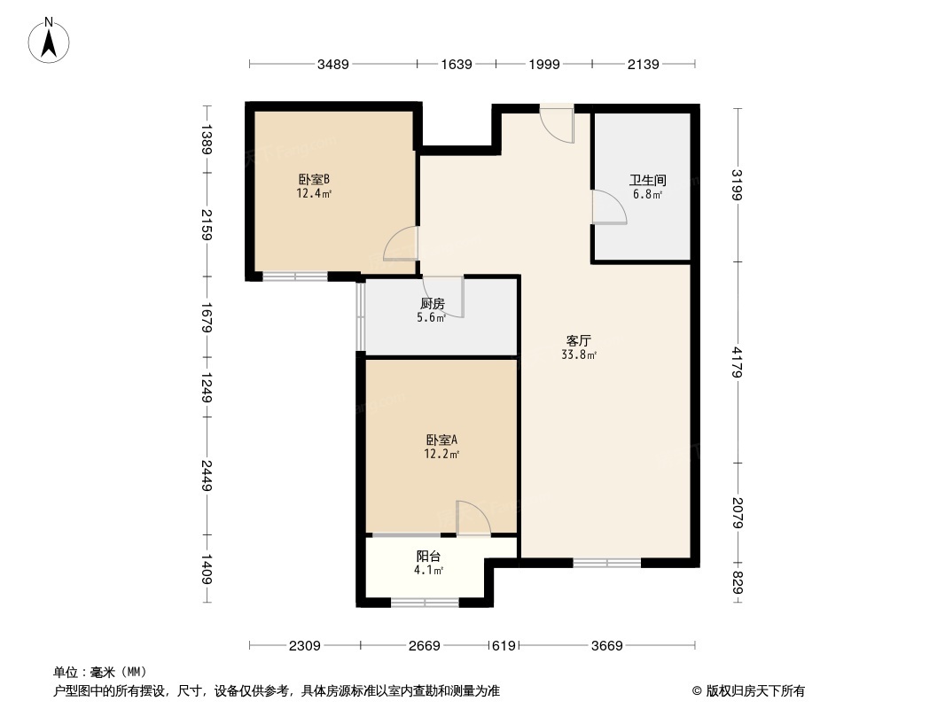 融创清城首府户型图图片