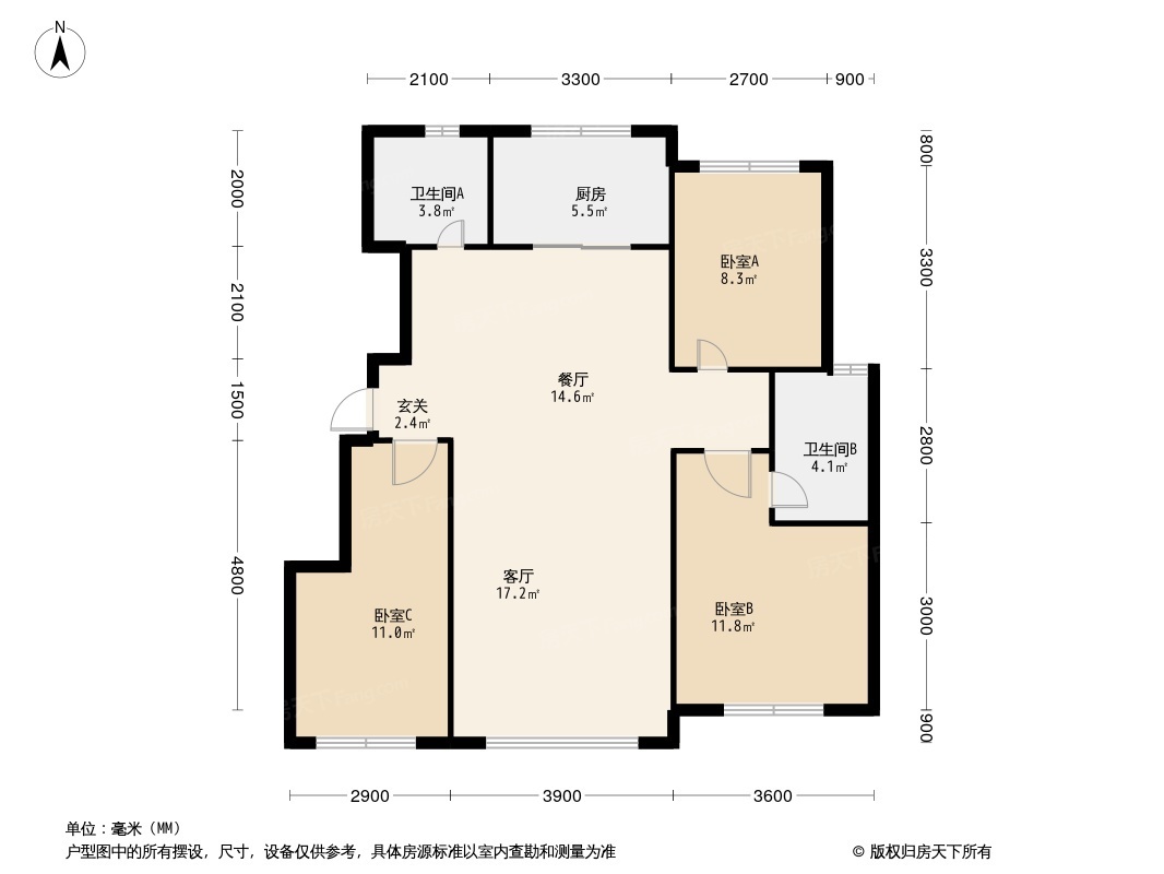 保利梧桐大道户型图