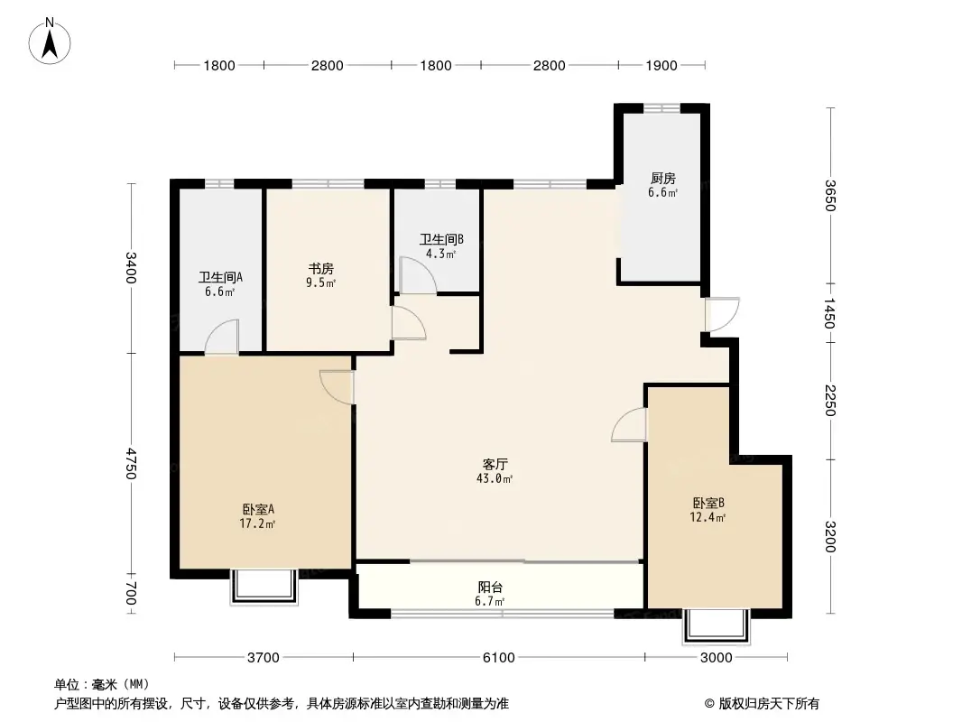 綠地新裡天瀾戶型圖