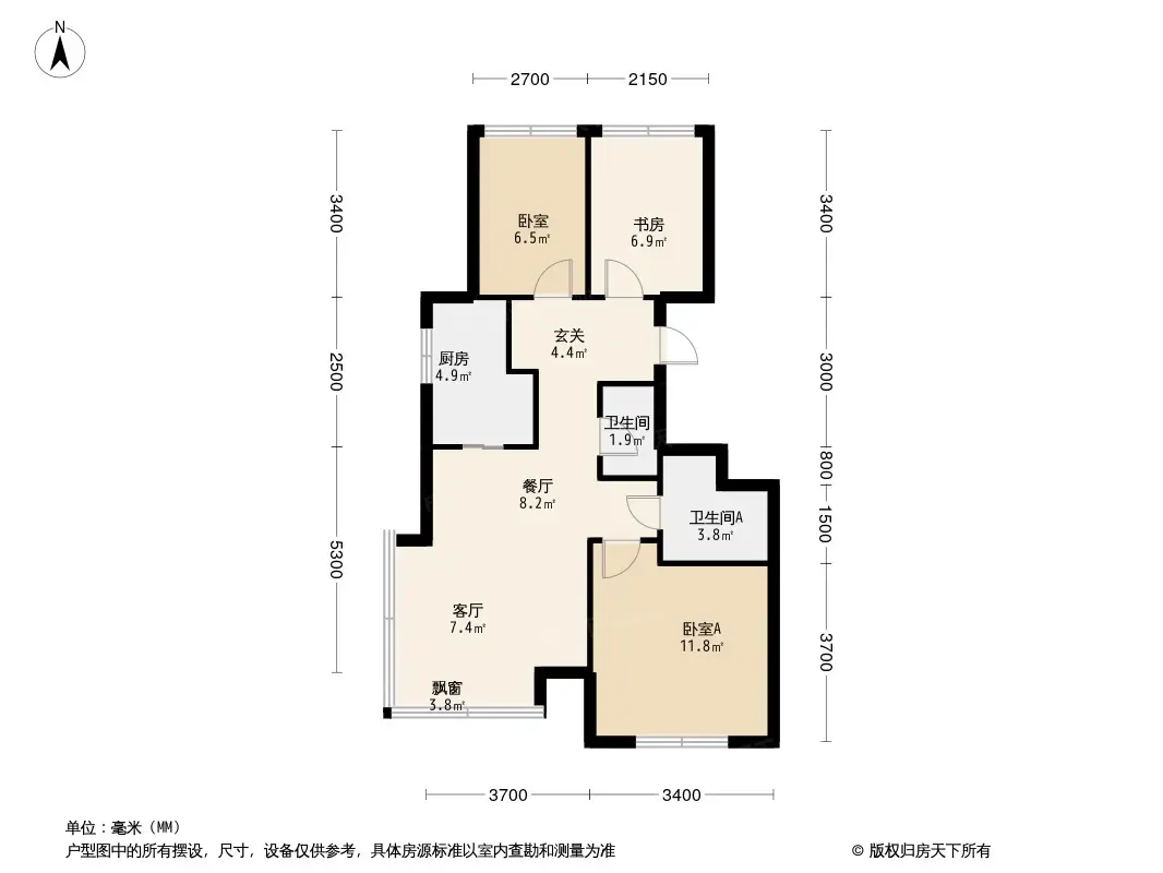 北京亦庄橡树湾户型图片