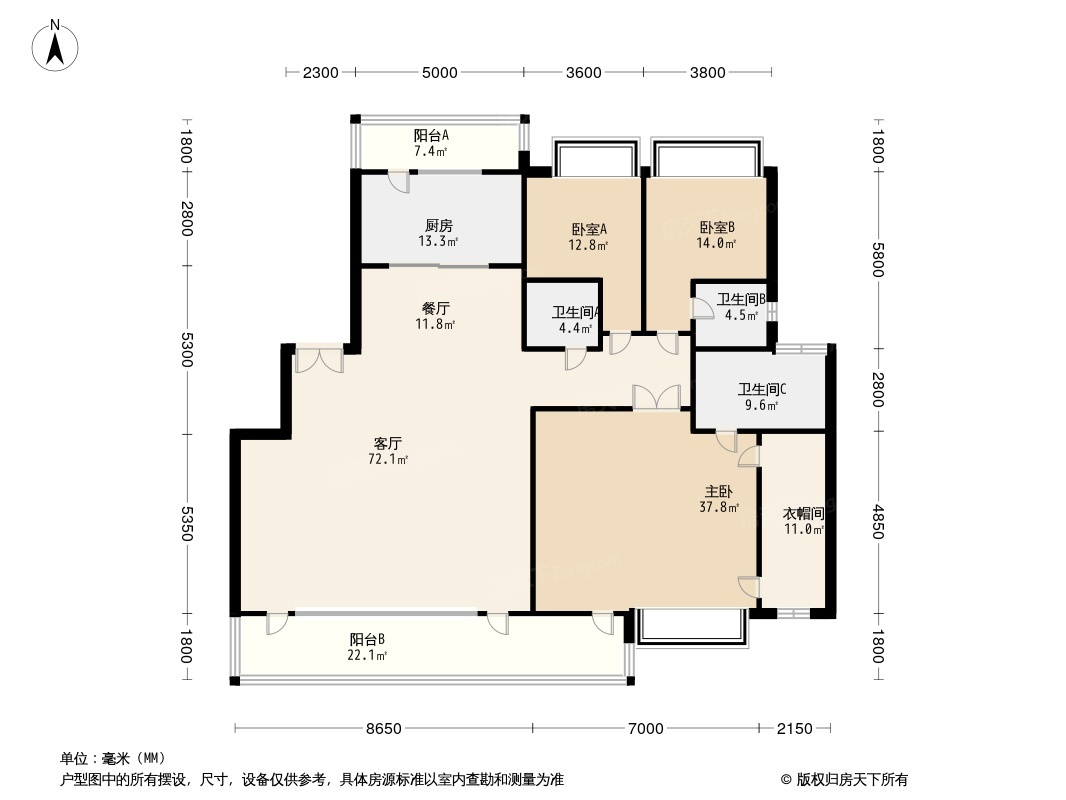 武侯金茂府户型图图片