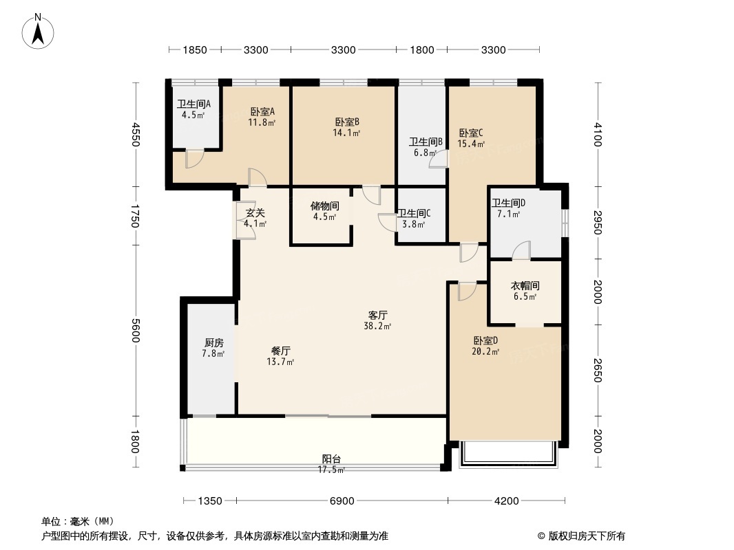 重庆壹江郡户型图图片