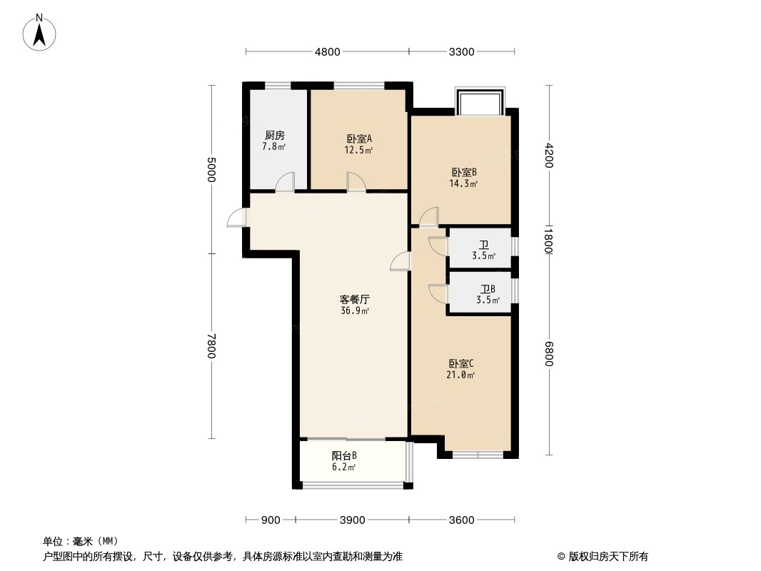 东平锦悦府户型图图片