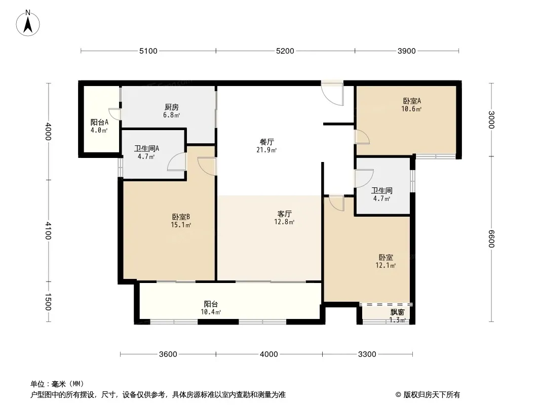和信玲珑府户型图