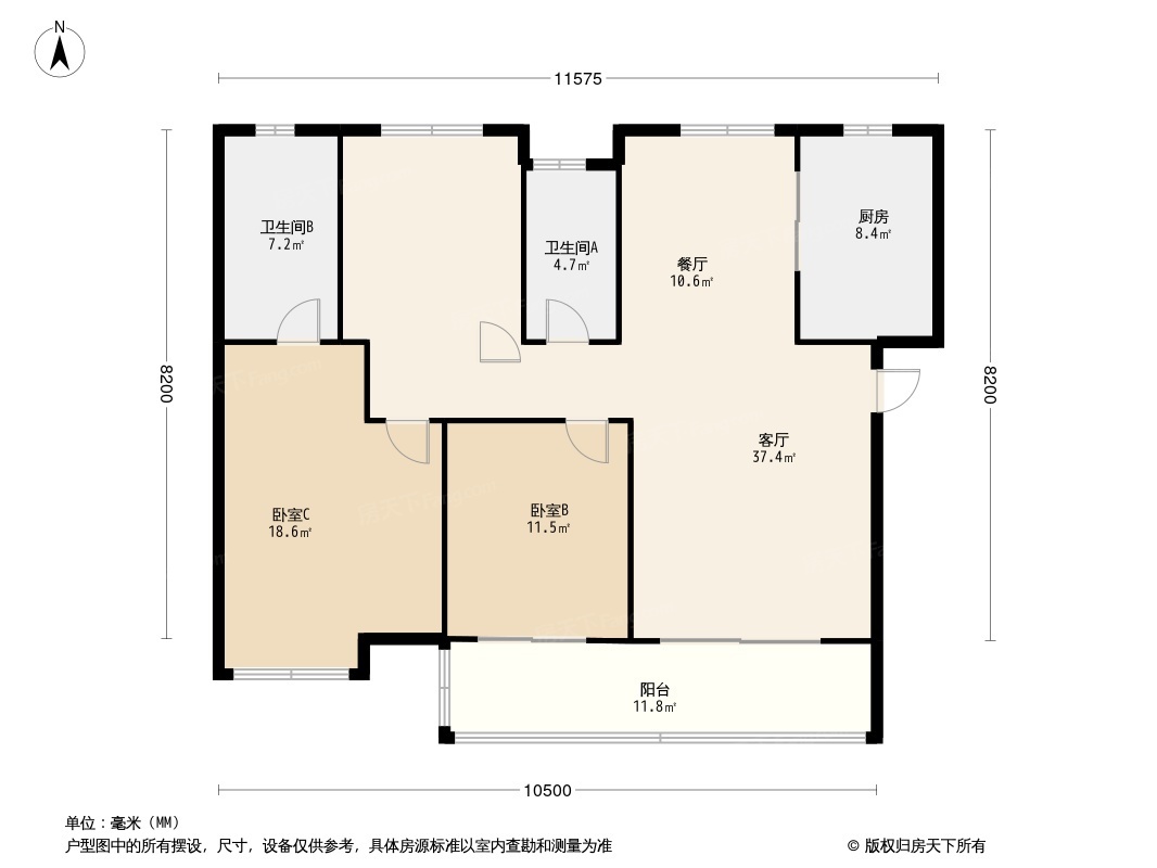 成都龙湖三千城户型图图片