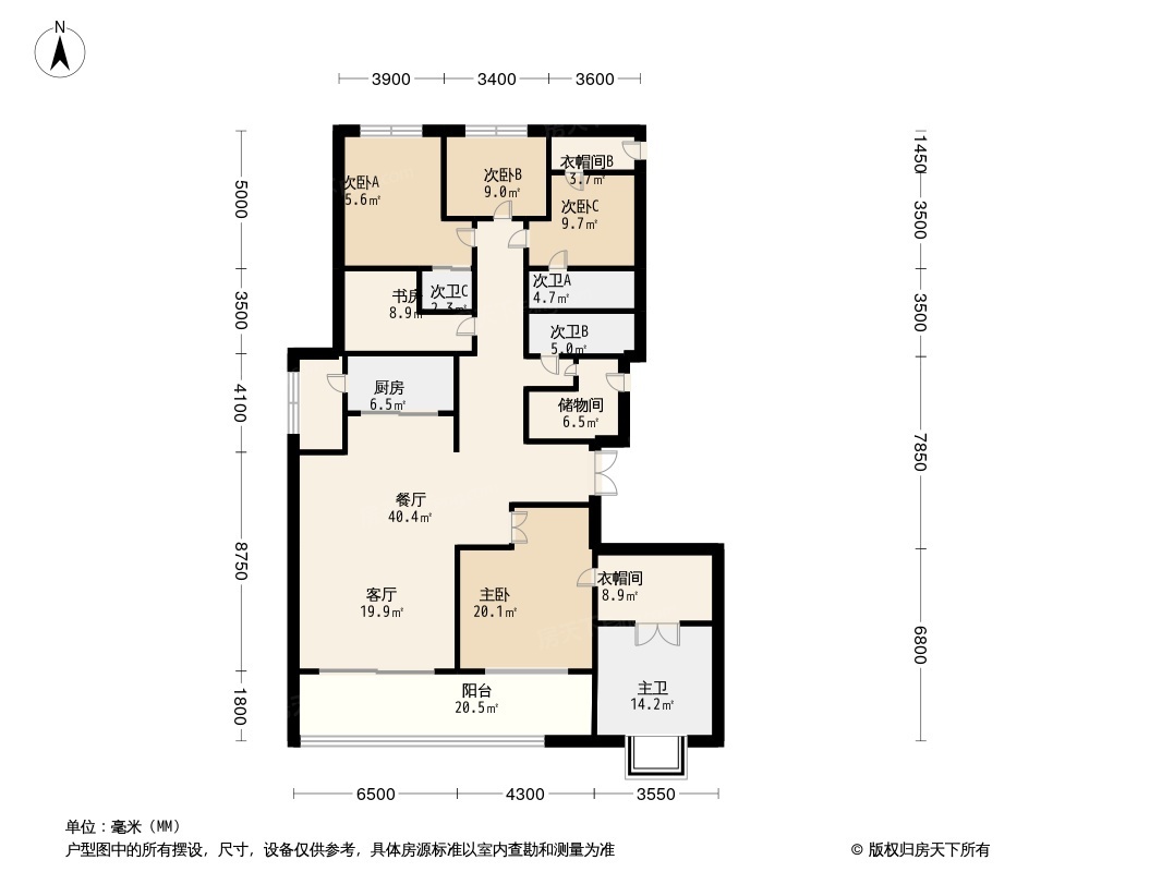 武汉联投中心户型图图片