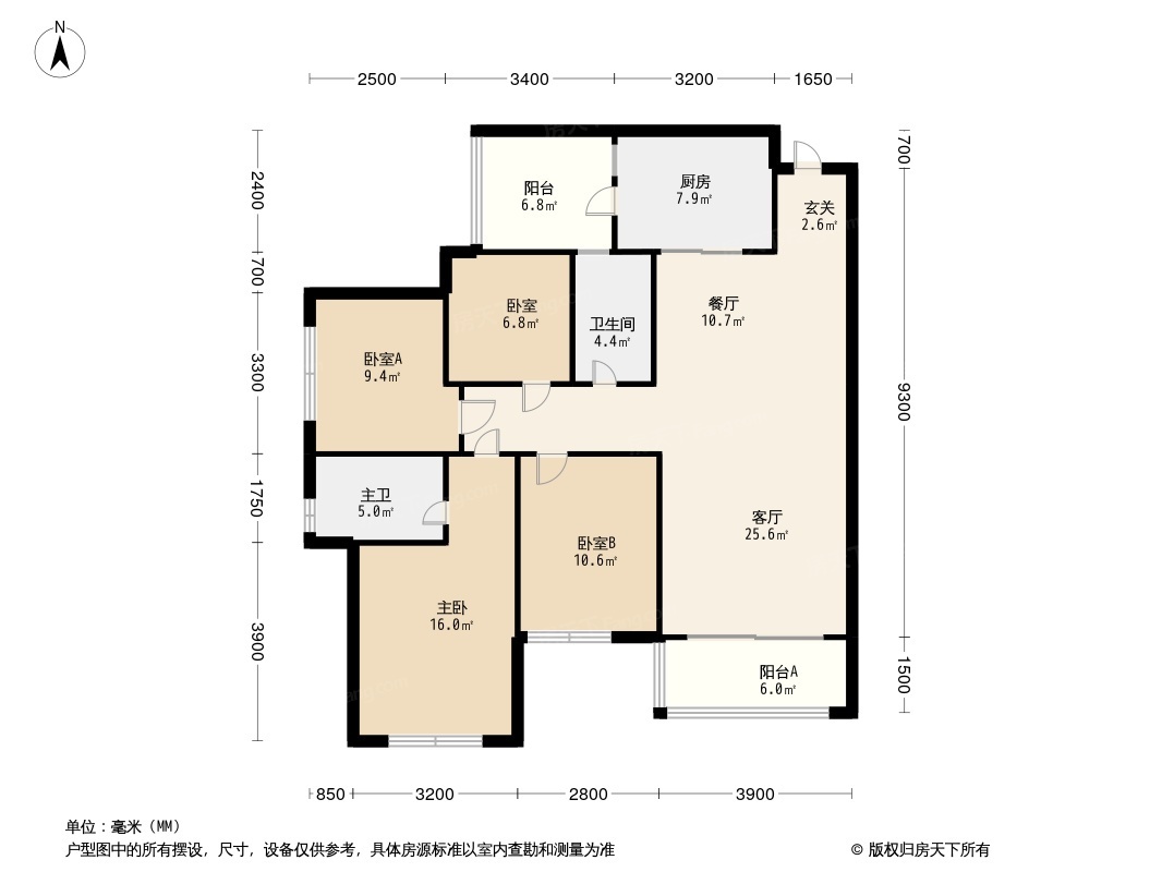 滨江睿城户型图