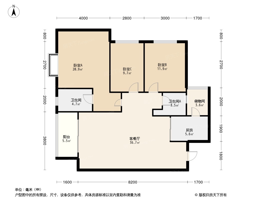 梵锦108·新北108(跃层小户)