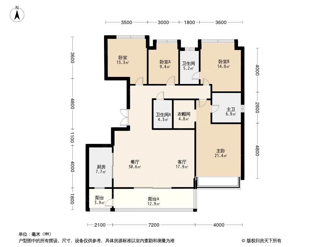 金科博翠府户型图