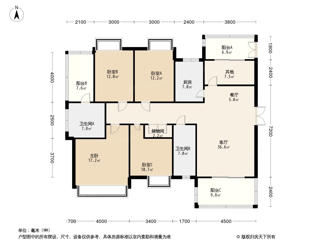 东方凤雅名苑户型图