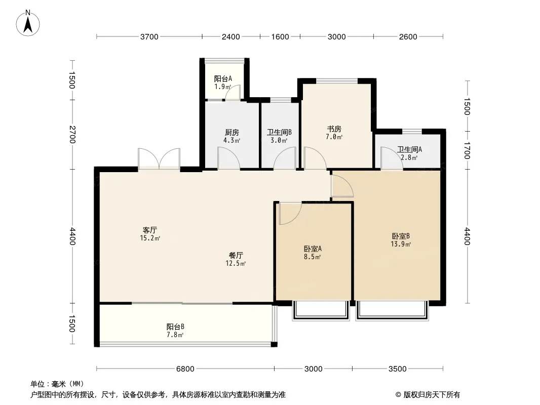 龙光·天瀛(兴隆湖项目)户型图