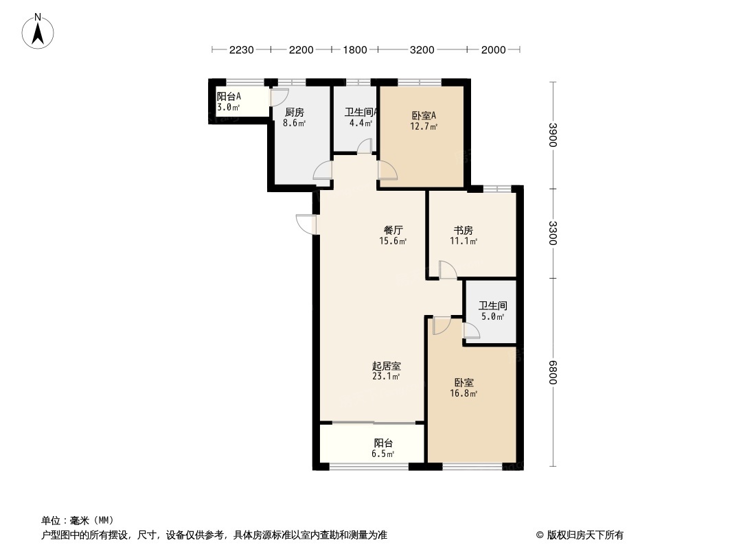 龙湾写意户型图图片