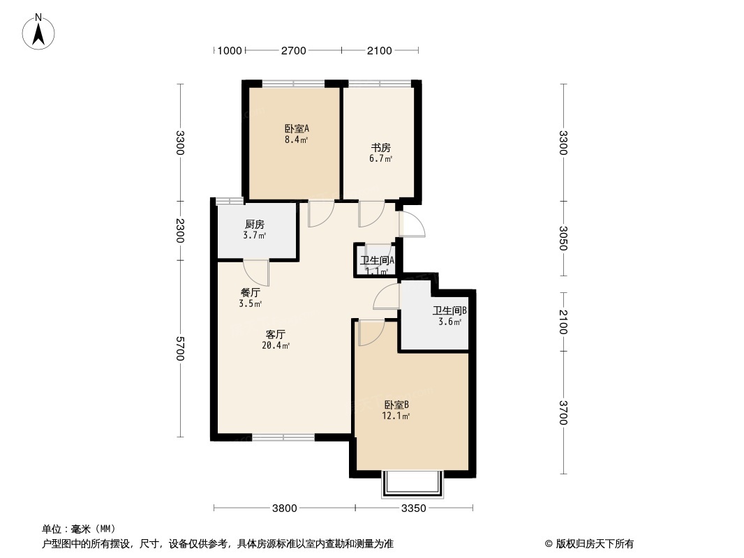 丰台橡树澜湾户型图图片