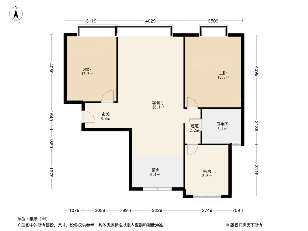 项城睿智如意府户型图图片