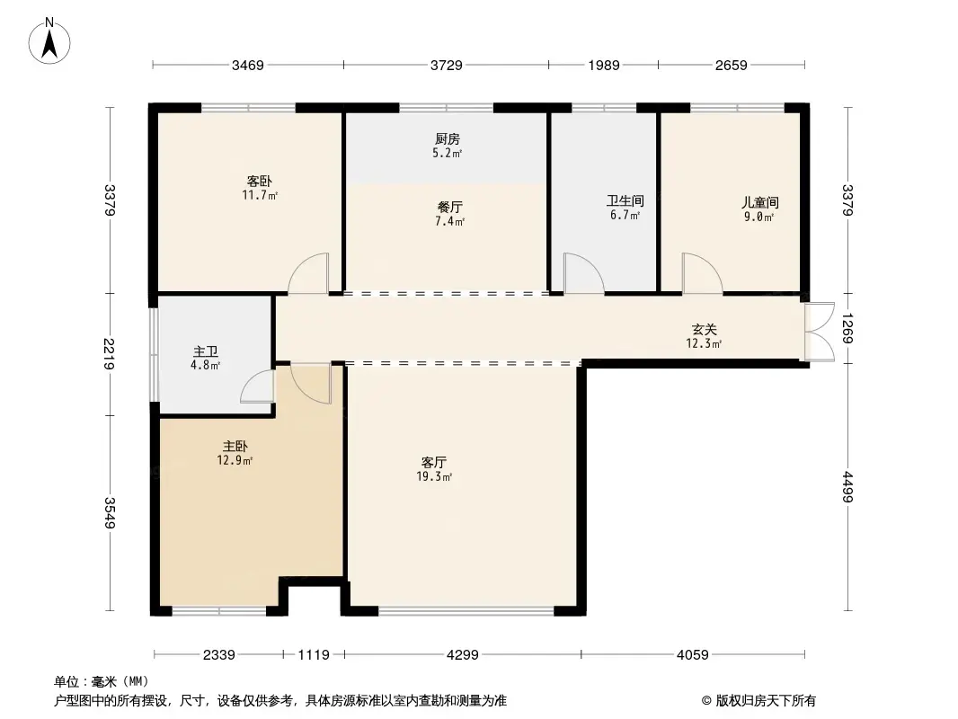 洛阳建业中弘城户型图图片