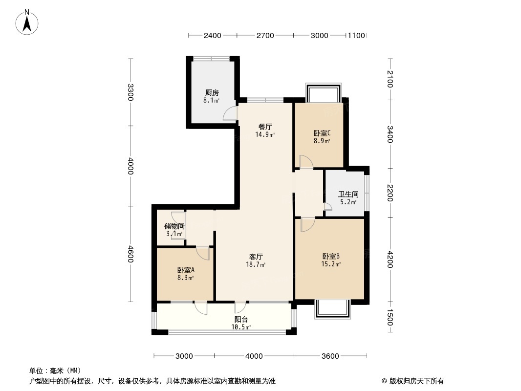 胶州恒源上河城户型图片