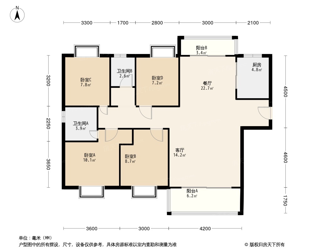 蓝光雍锦天府户型图