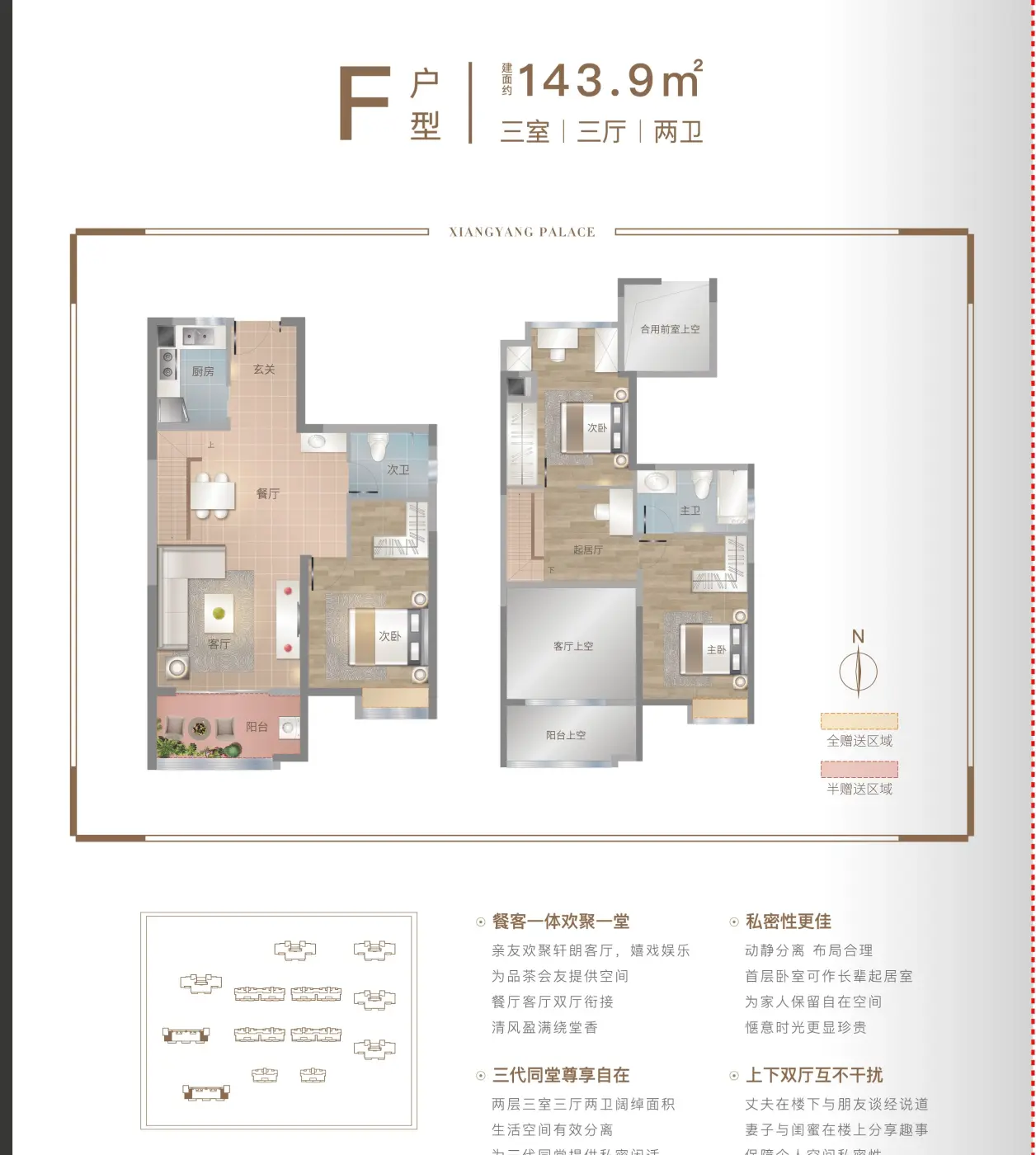 深度解析:国投·襄阳府144㎡户型在售