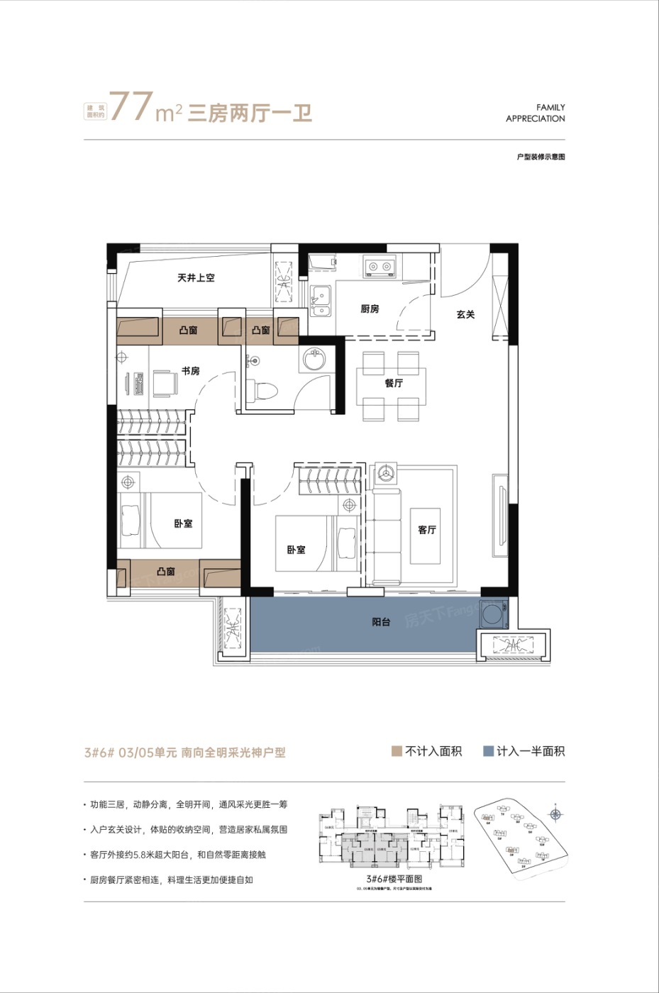 楼栋户型5.00分/5分医院:规划市一医院新区分院(3.