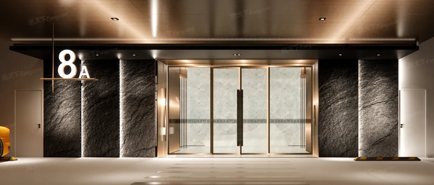 效果图:负一层大堂入口