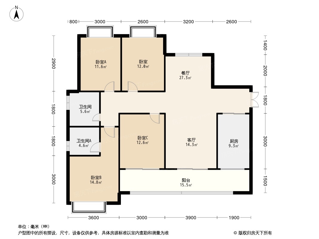 御华兰亭三期户型图图片