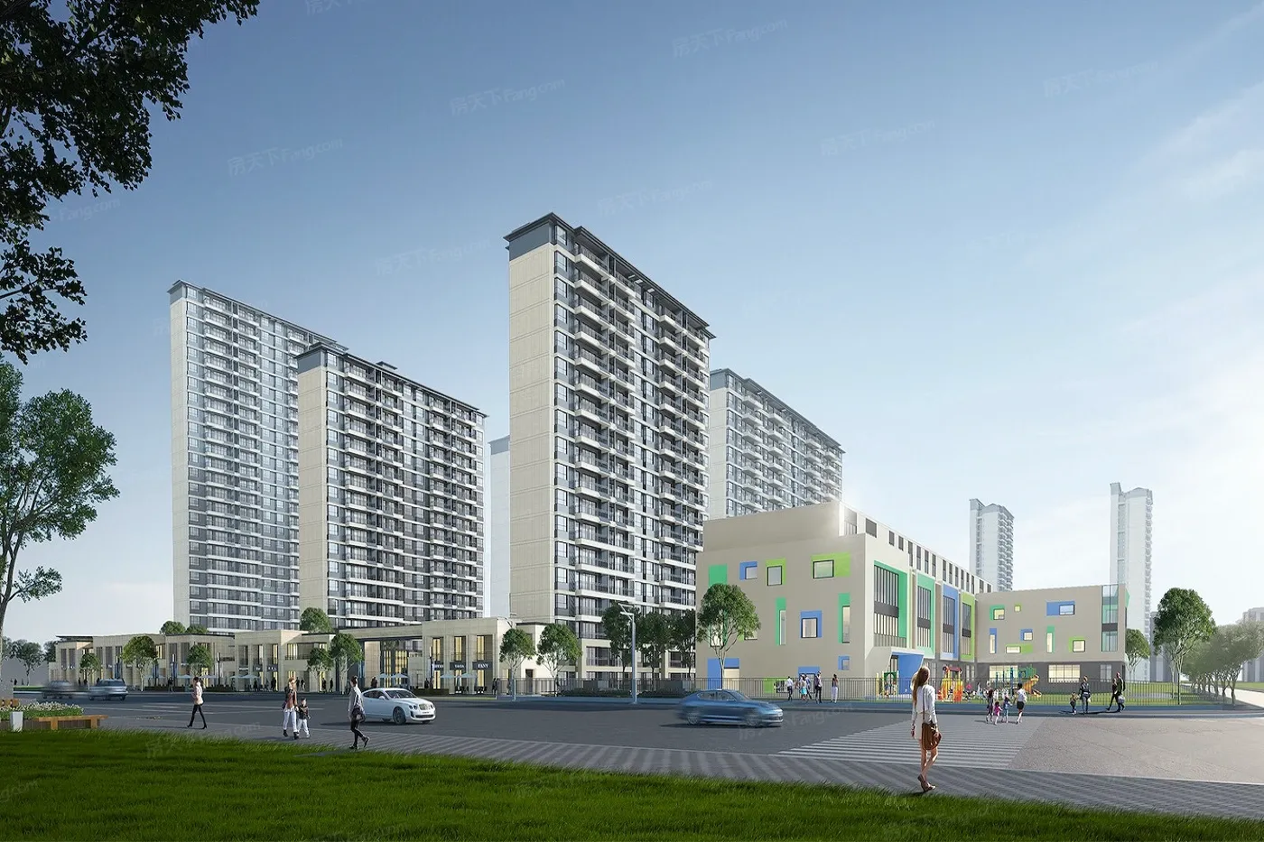 盐城凤麟府位于城西南板块周边学校商业等齐全