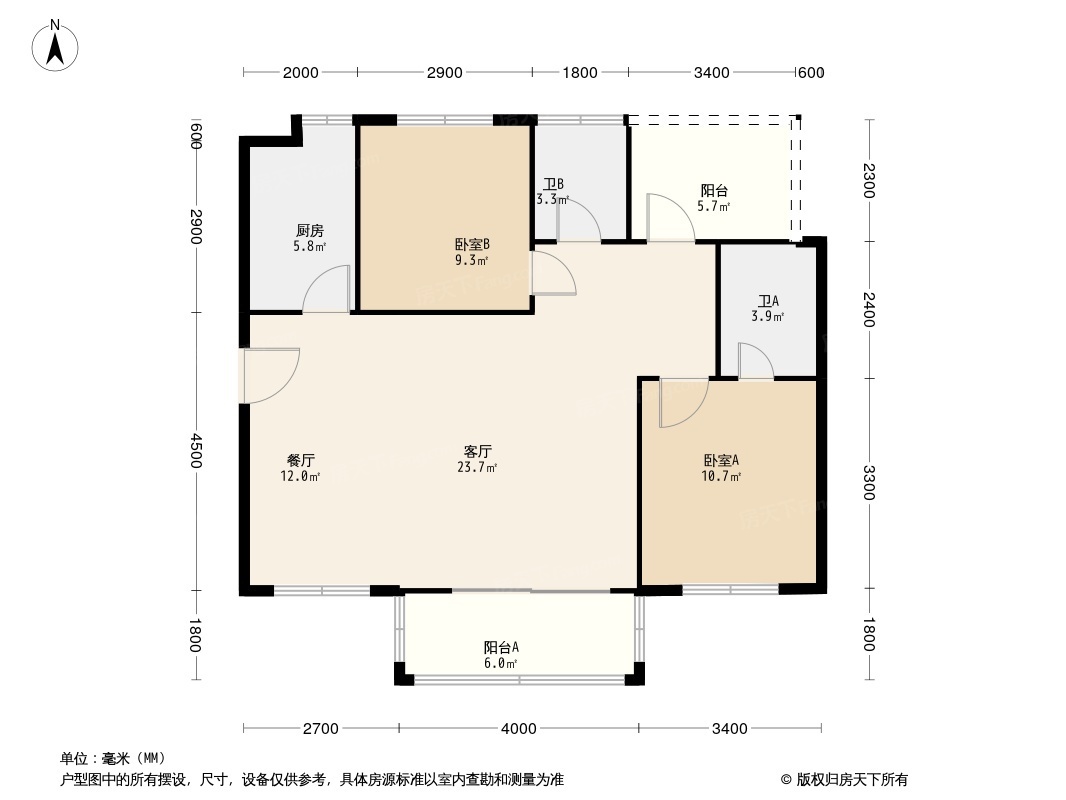 惠州东方铂悦府户型图图片