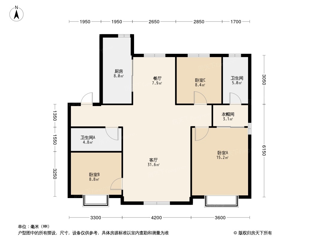 汇智五洲城户型图图片