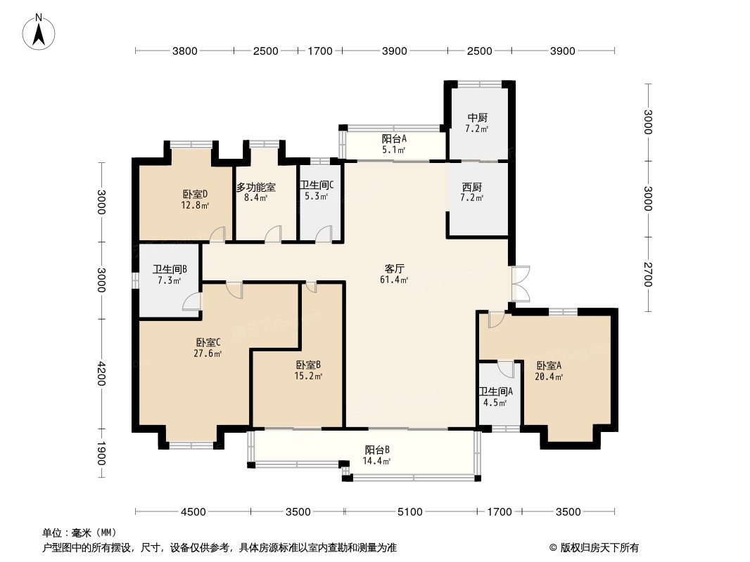 碧桂园春城映象户型图片