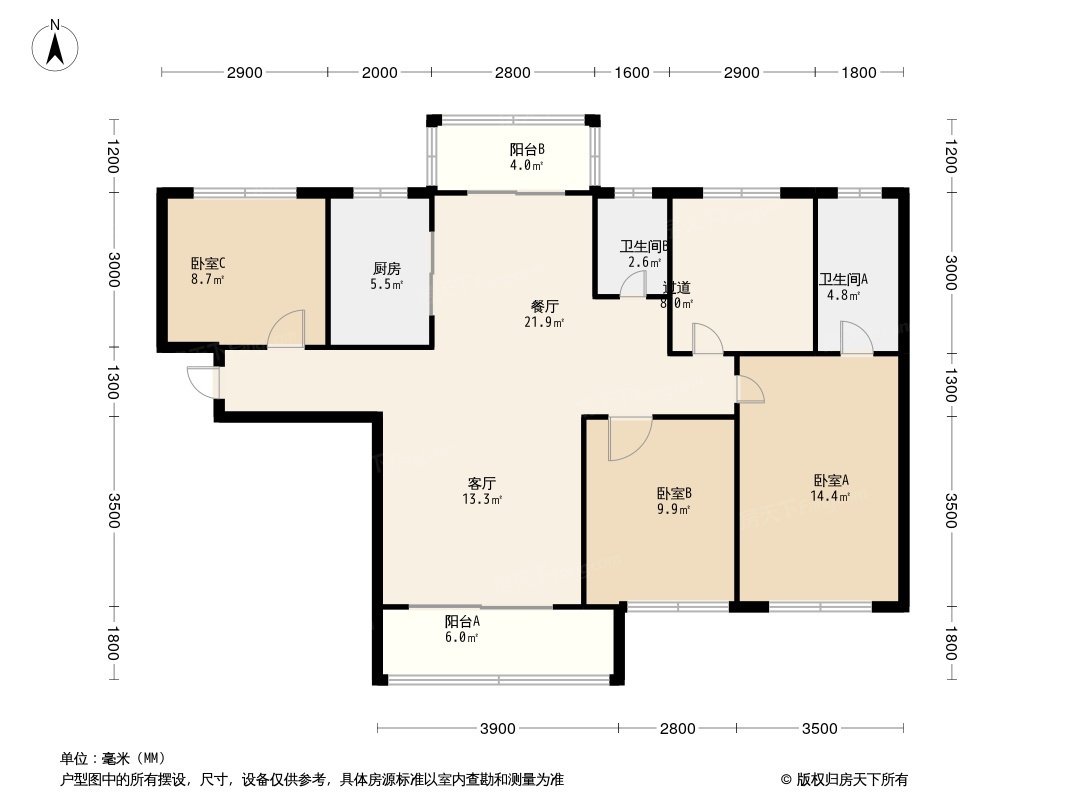 新华联梦想城户型图图片