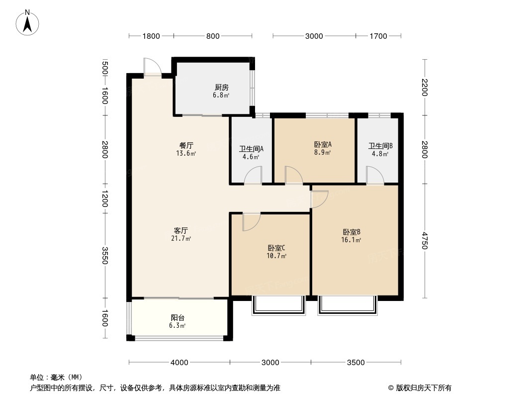 奥园广场 户型图图片