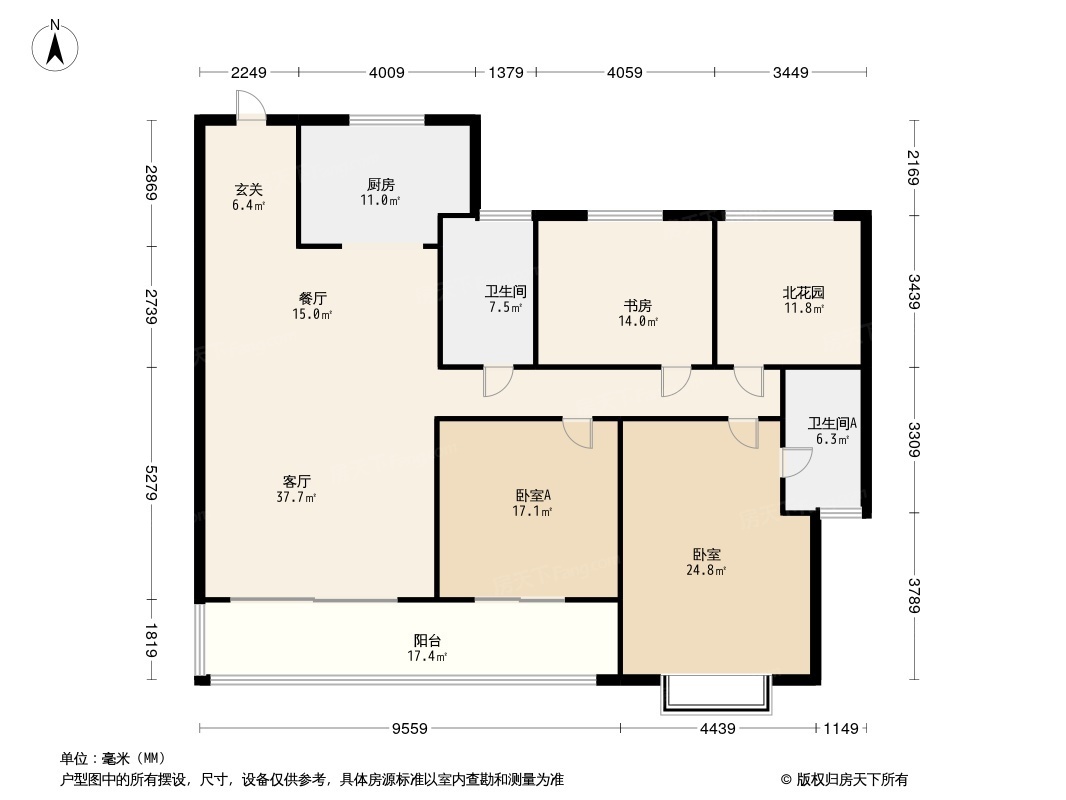 顺发旭辉国悦府户型图图片