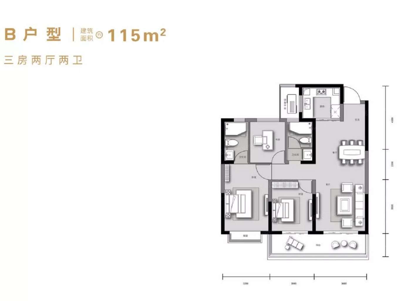 盐城钱江绿洲户型图图片