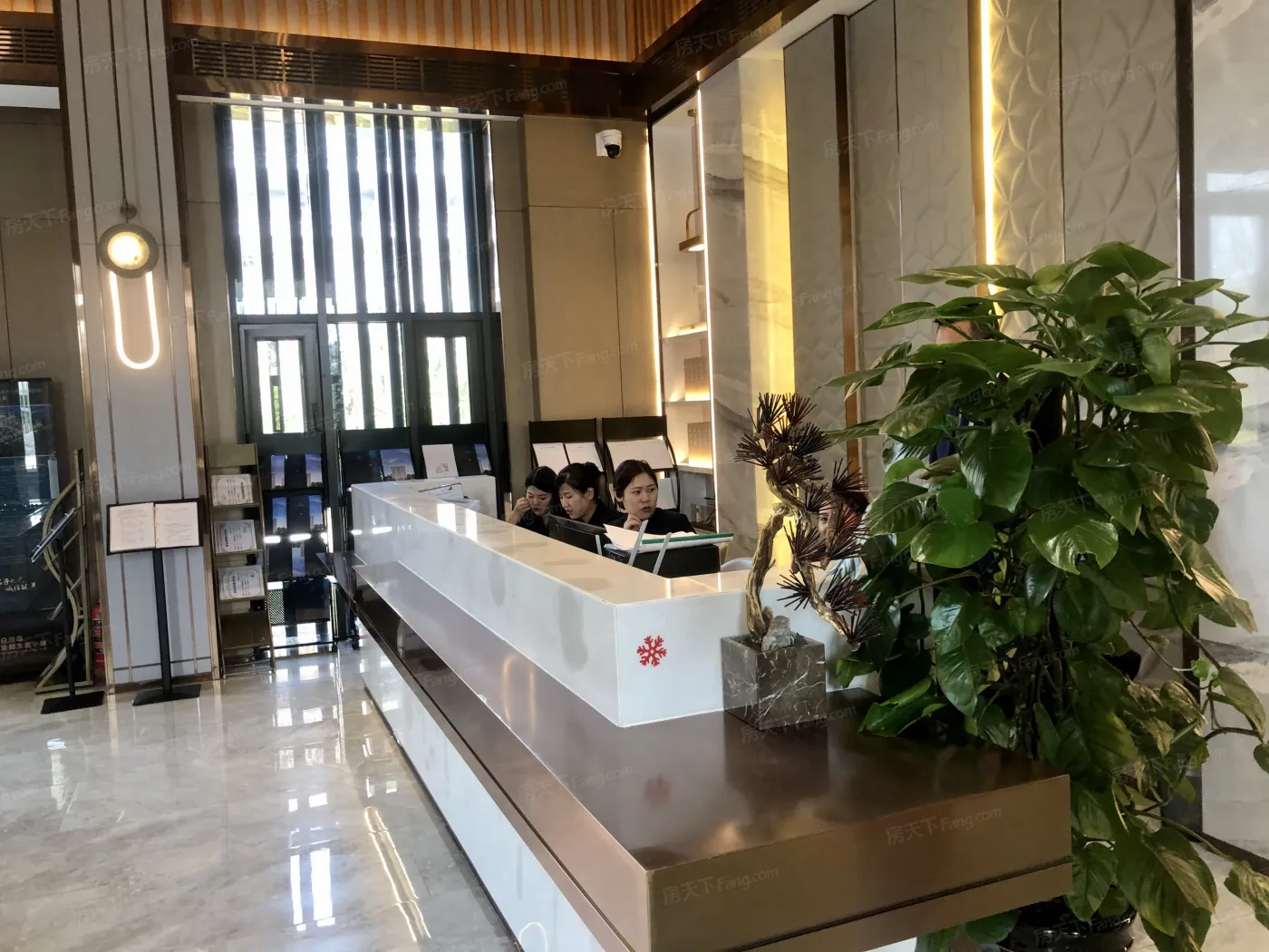 实景图:售楼处前台